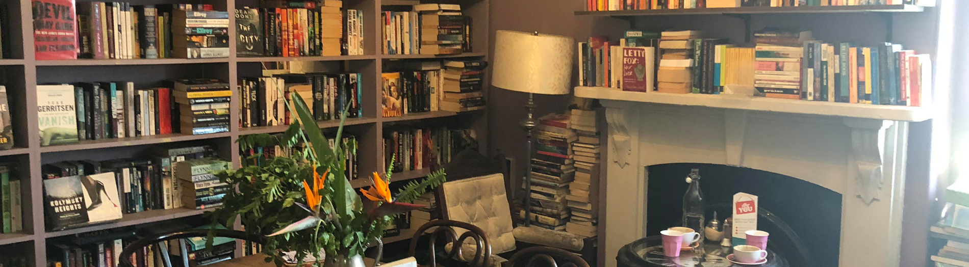 Whale and Petunia Book Shoppe banner